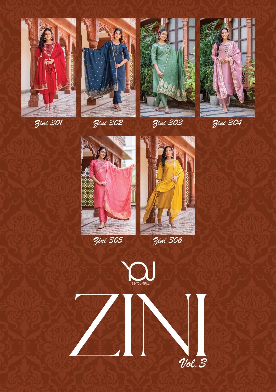 Zini Vol 3 By Wanna Designer Readymade Suits Catalog
